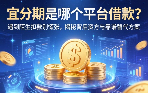 宜分期是哪个平台的借款？遇到陌生扣款别慌张，揭秘背后资方与靠谱替代方案