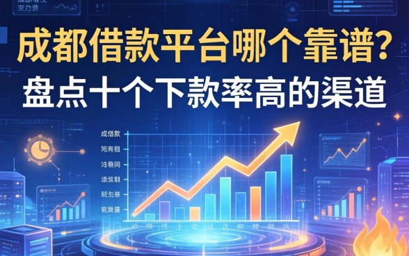 成都借款平台哪个靠谱？盘点十个下款率高的渠道