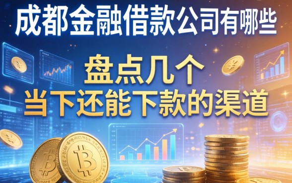 成都金融借款公司有哪些？盘点几个当下还能下款的渠道