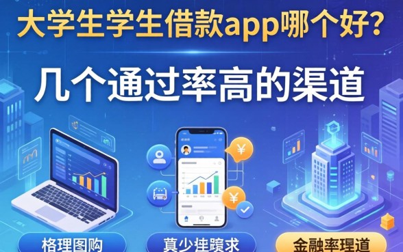大学生学生借款app哪个好？整理了几个通过率高的渠道