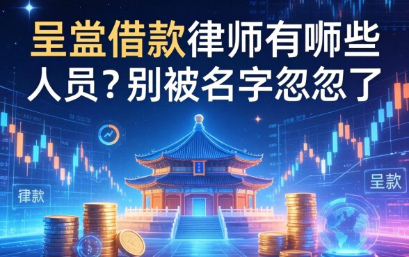 呈贡借款律师有哪些人员？别被名字忽悠了