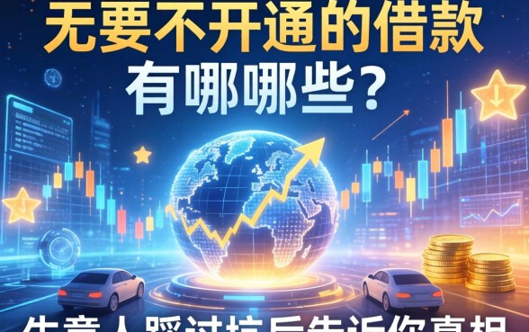 不需要开通的借款有哪些？生意人踩过坑后告诉你真相