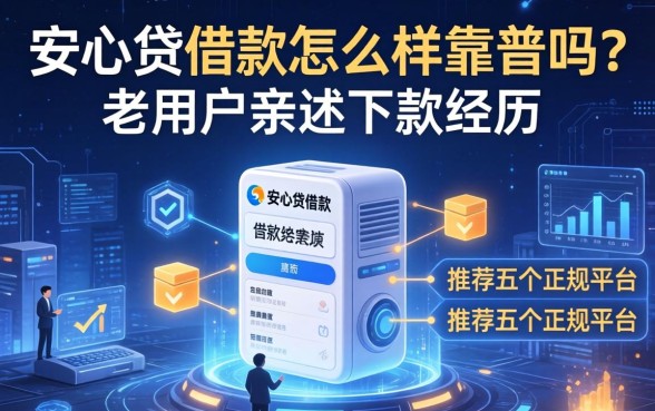 安心贷借款怎么样靠谱吗？老用户亲述下款经历并推荐五个正规平台