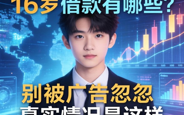 16岁借款的有哪些？别被广告忽悠，真实情况是这样