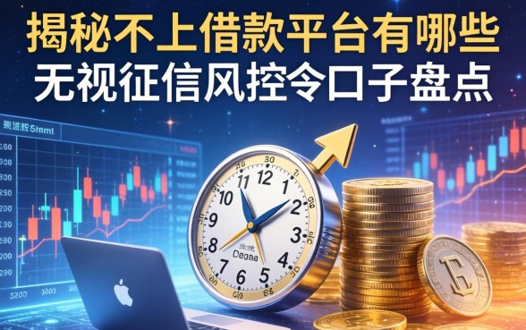 揭秘不上借款平台有哪些：无视征信风控的口子盘点