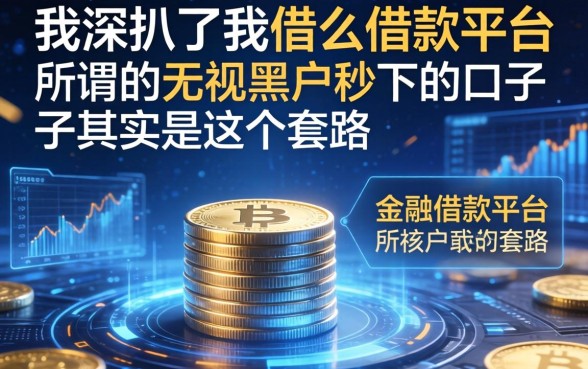 我深扒了要借么借款平台，所谓的无视黑户秒下的口子其实是这个套路