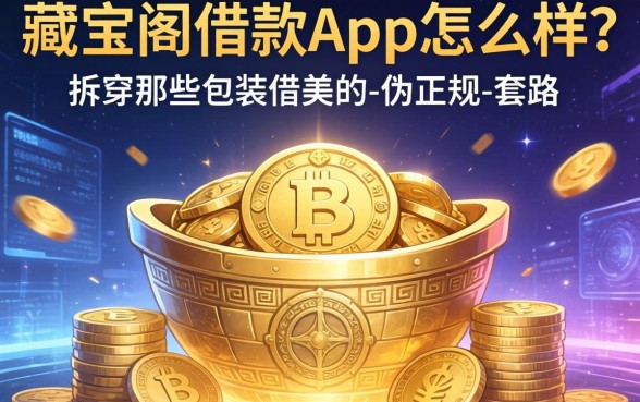 藏宝阁借款app怎么样?拆穿那些包装精美的-伪正规-套路