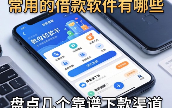 常用的借款软件有哪些？盘点几个靠谱下款的渠道