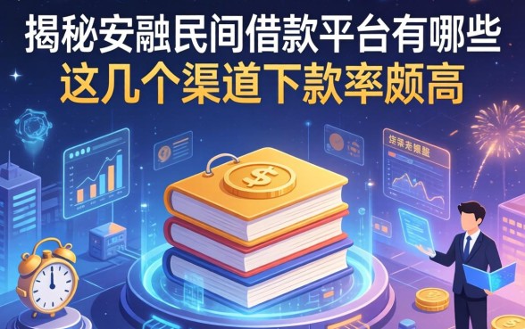 揭秘安溪民间借款平台有哪些，这几个渠道下款率颇高