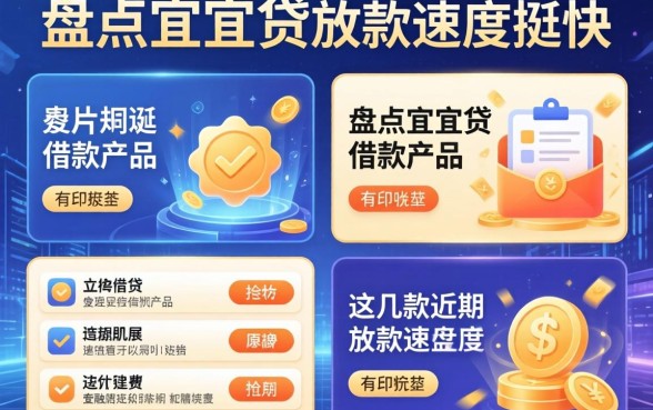 盘点宜人贷的借款产品有哪些，这几款近期放款速度挺快