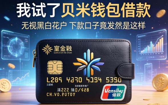 我试了贝米钱包借款，发现无视黑白花户的下款口子竟然是这样