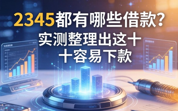 2345都有哪些借款？实测整理出这十个容易下款的