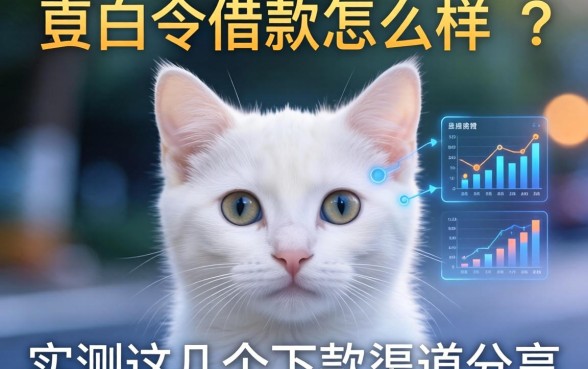 白猫令借款怎么样?实测这几个下款渠道分享
