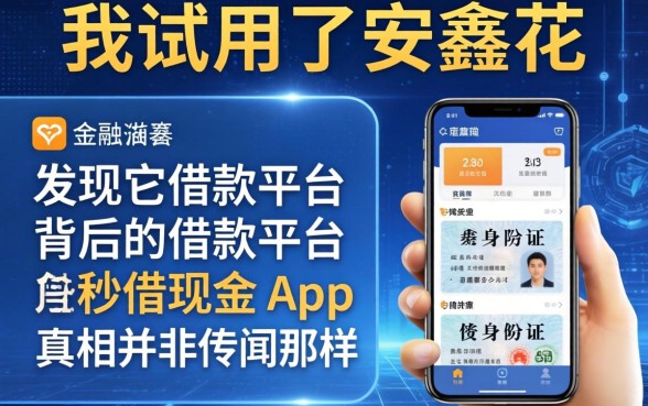 我试用了安鑫花,发现它背后的借款平台和手机身份证秒借现金的app真相并非传闻那样