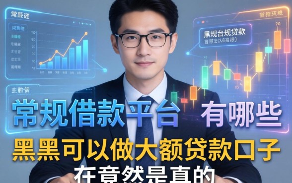 我翻遍了常规借款平台有哪些，发现黑户可以做大额贷款口子竟然是真的