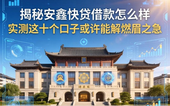 揭秘安鑫快贷借款怎么样，实测这十个口子或许能解燃眉之急