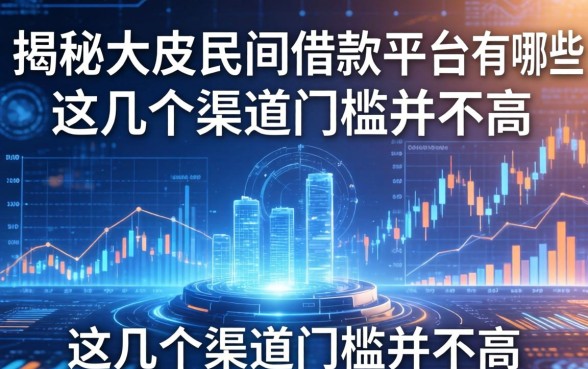 揭秘大足民间借款平台有哪些,这几个渠道门槛并不高