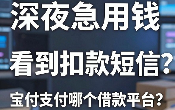 深夜急用钱看到扣款短信?宝付支付是哪个借款平台?揭秘背后真相与靠谱选择