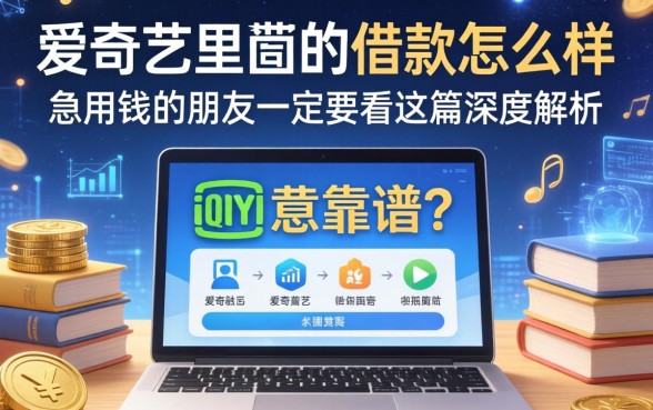 爱奇艺里面的借款怎么样?是否靠谱?急用钱的朋友一定要看这篇深度解析
