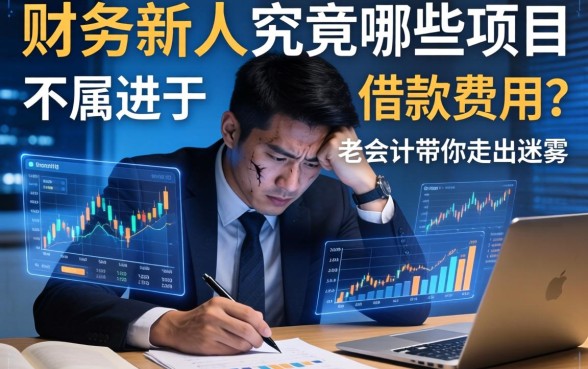 财务新人深夜加班对账崩溃：究竟哪些项目不属于借款费用？老会计带你走出迷雾