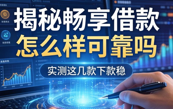 揭秘畅享借款怎么样可靠吗，实测这几款下款稳