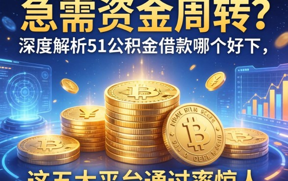 急需资金周转？深度解析51公积金借款哪个好下，这五大平台通过率惊人