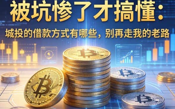 被坑惨了才搞懂:城投的借款方式有哪些,别再走我的老路