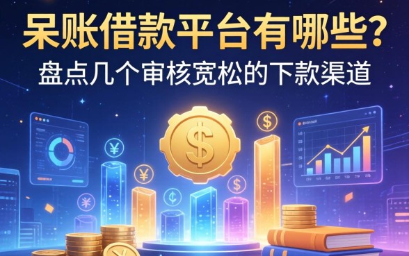 呆账借款平台有哪些？盘点几个审核宽松的下款渠道