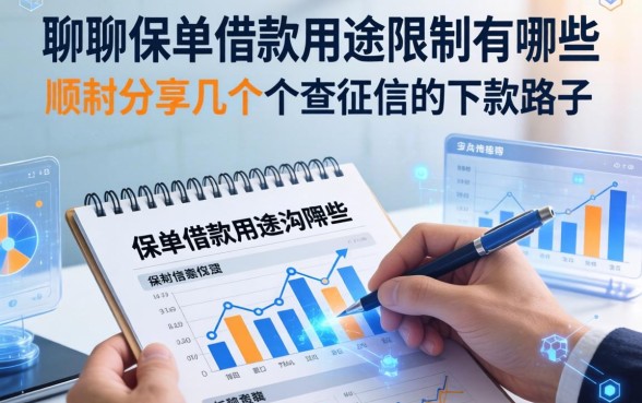 聊聊保单借款用途限制有哪些,顺便分享几个不查征信的下款路子