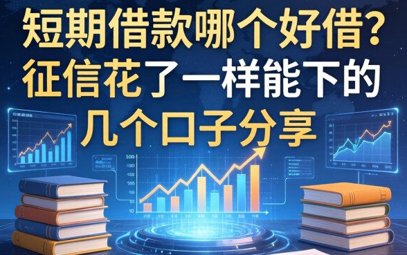 短期借款哪个好借？征信花了一样能下的几个口子分享