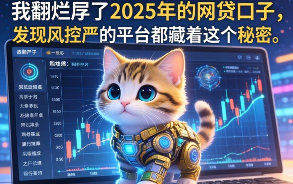 我翻烂了2025年的网贷口子，发现风控不严的平台都藏着这个秘密