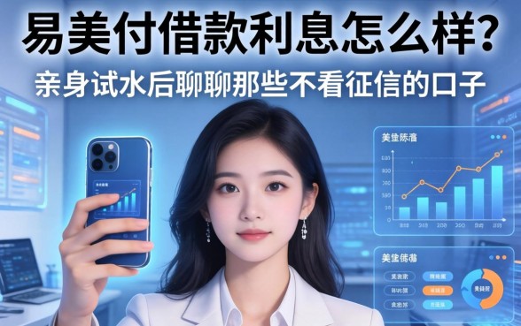 易美付借款利息怎么样？亲身试水后聊聊那些不看征信的口子
