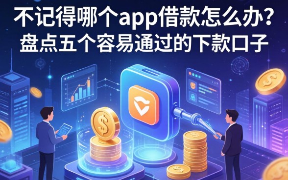 不记得在哪个app借款怎么办？盘点五个容易通过的下款口子