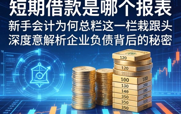 短期借款是哪个报表？新手会计为何总在这一栏栽跟头？深度解析企业负债背后的秘密