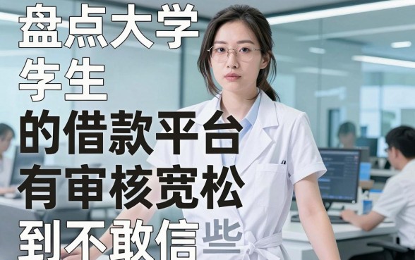 盘点大学生的借款平台有哪些,这几个审核宽松到不敢信