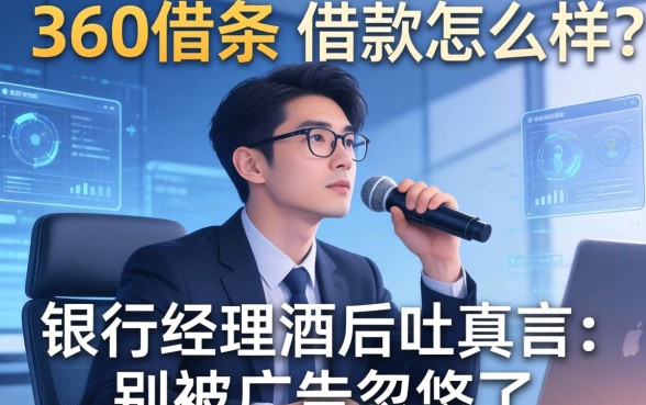 360借条的借款怎么样？银行经理酒后吐真言：别被广告忽悠了
