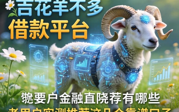 和吉羊花差不多的借款平台有哪些？老用户实测推荐这几个靠谱口子
