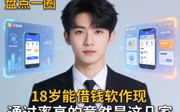 我盘点了一圈18岁能借钱的软件,发现通过率高的竟然是这几家