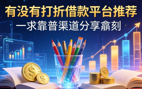 有没有打折借款平台推荐？求靠谱渠道分享