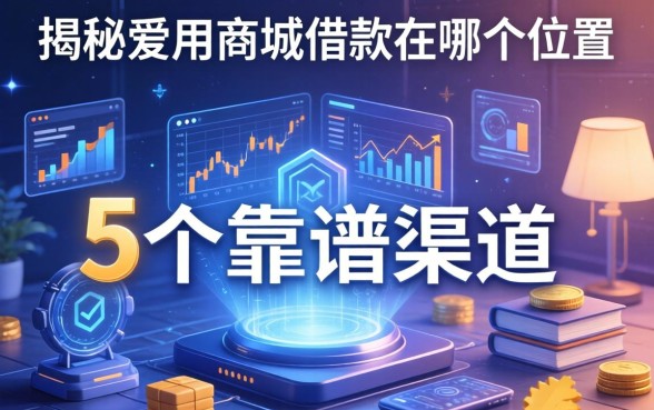 揭秘爱用商城借款在哪个位置，整理5个靠谱渠道