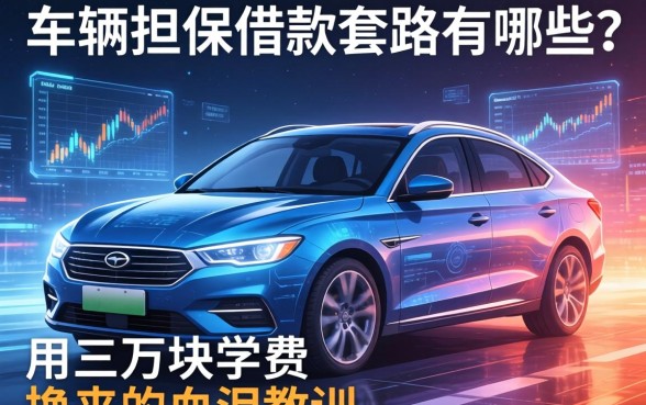 车辆担保借款套路有哪些？我用三万块学费换来的血泪教训