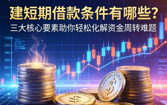 一建短期借款条件有哪些？三大核心要素助你轻松化解资金周转难题
