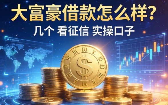 大富豪借款怎么样？分享几个不看征信的实操口子