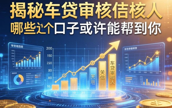 揭秘车贷审核借款人哪些方面，这几个口子或许能帮到你