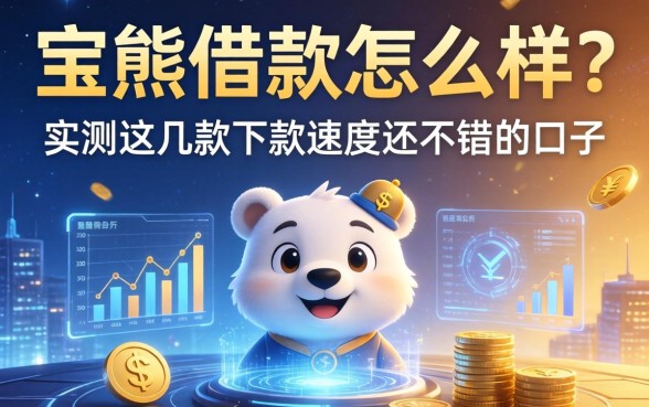 宝熊借款怎么样？实测这几款下款速度还不错的口子