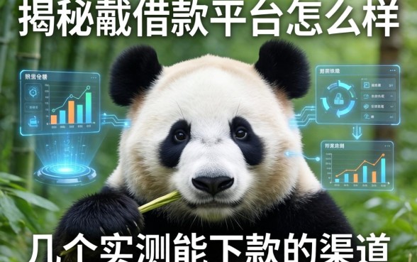 揭秘熊猫借款平台怎么样,分享几个实测能下款的渠道