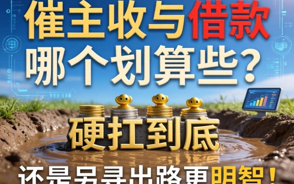 催收与借款哪个划算些？面对债务泥潭，是硬扛到底还是另寻出路更明智？