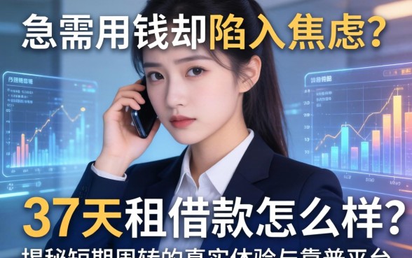急需用钱却陷入焦虑？37天租借款怎么样？揭秘短期周转的真实体验与靠谱平台