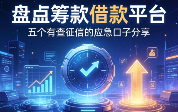 盘点筹款的借款平台有哪些:五个不查征信的应急口子分享