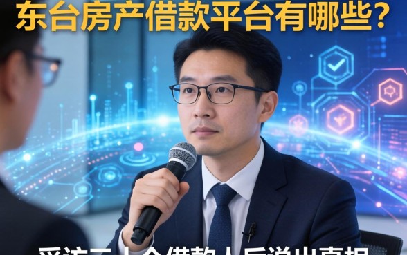 东台房产借款平台有哪些?我采访三十个借款人后说出真相
